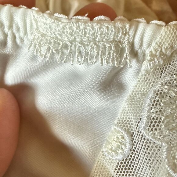 Prima Donna 38C Embroidered Unlined Underwire Support Bra 162040 Cream Off White - Picture 8 of 12